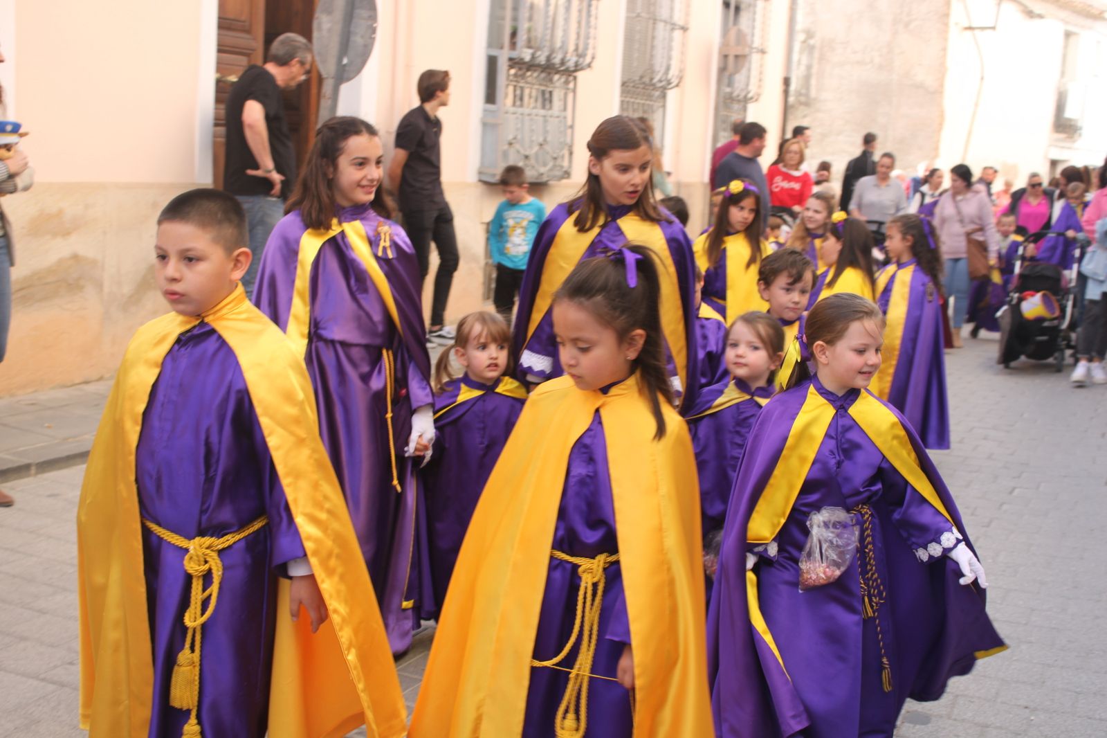 La primera procesión infantil de Vélez-Rubio, en imágenes