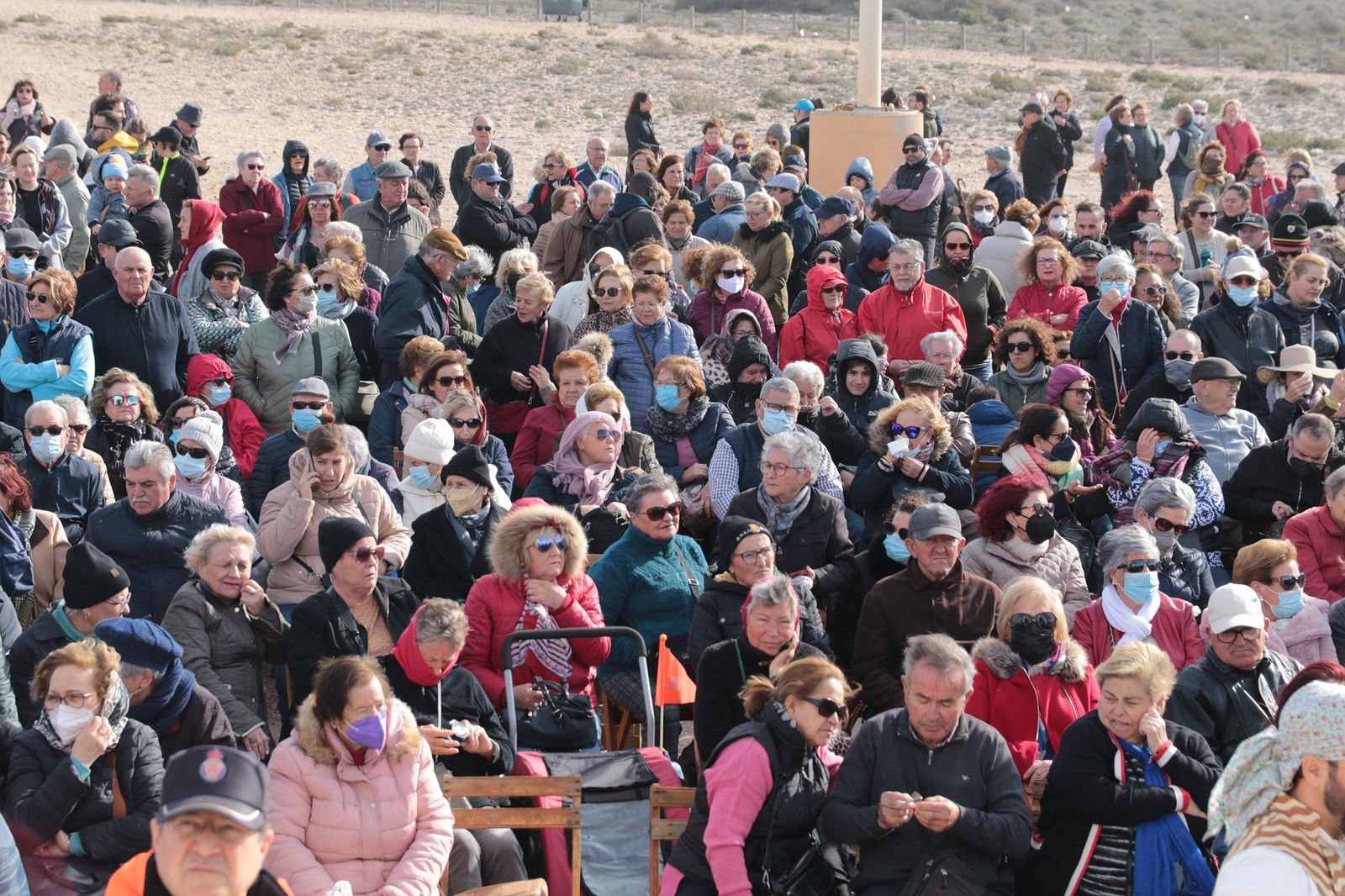 Miles de almerienses acuden a Torregarcía en la Romería de la Virgen del Mar