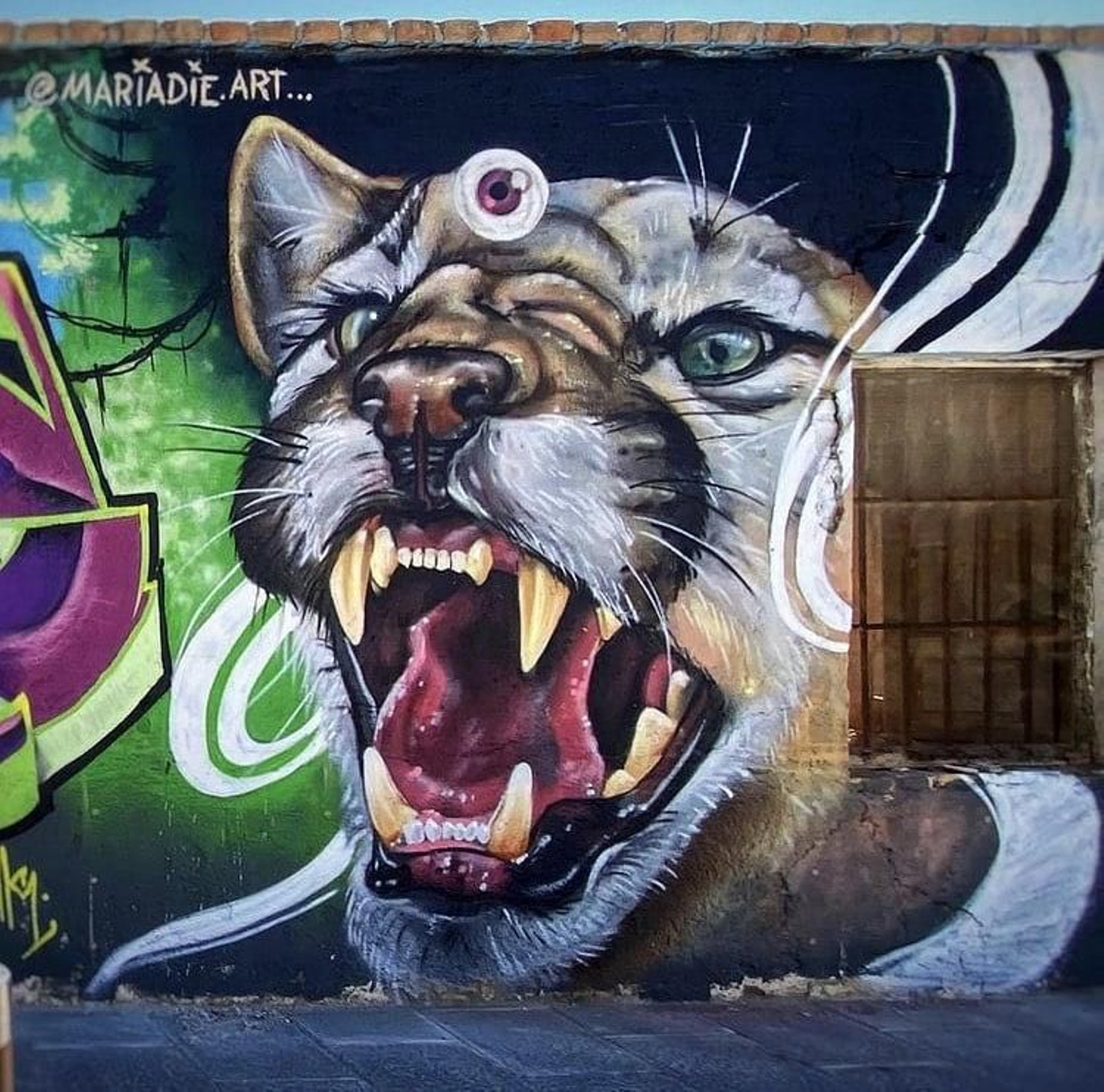 Un mural de MarieDie.