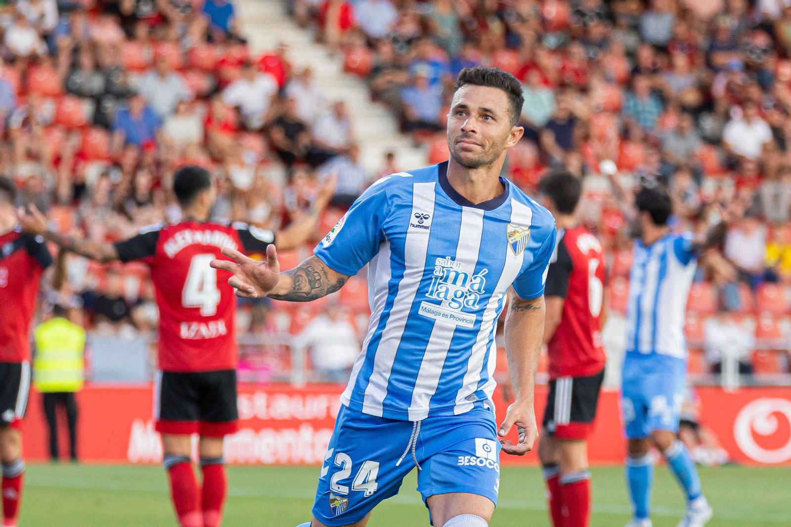 Las fotos del Mirandés-Málaga CF