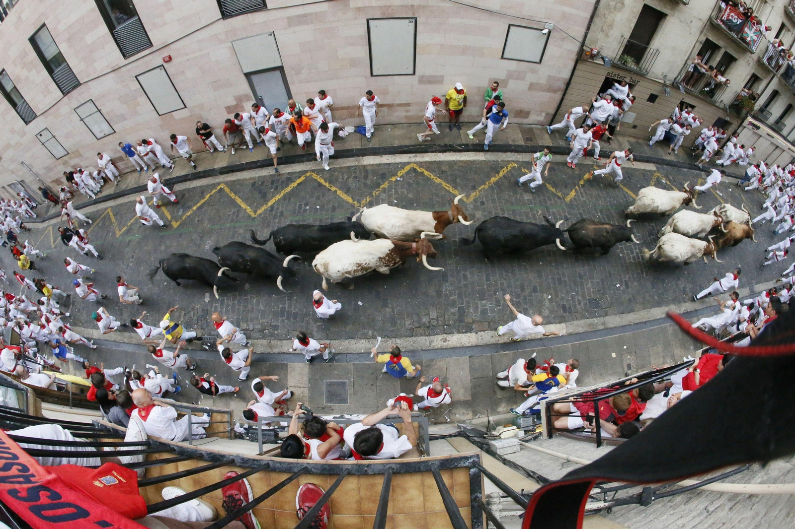 Primer encierro de los sanfermines 2019