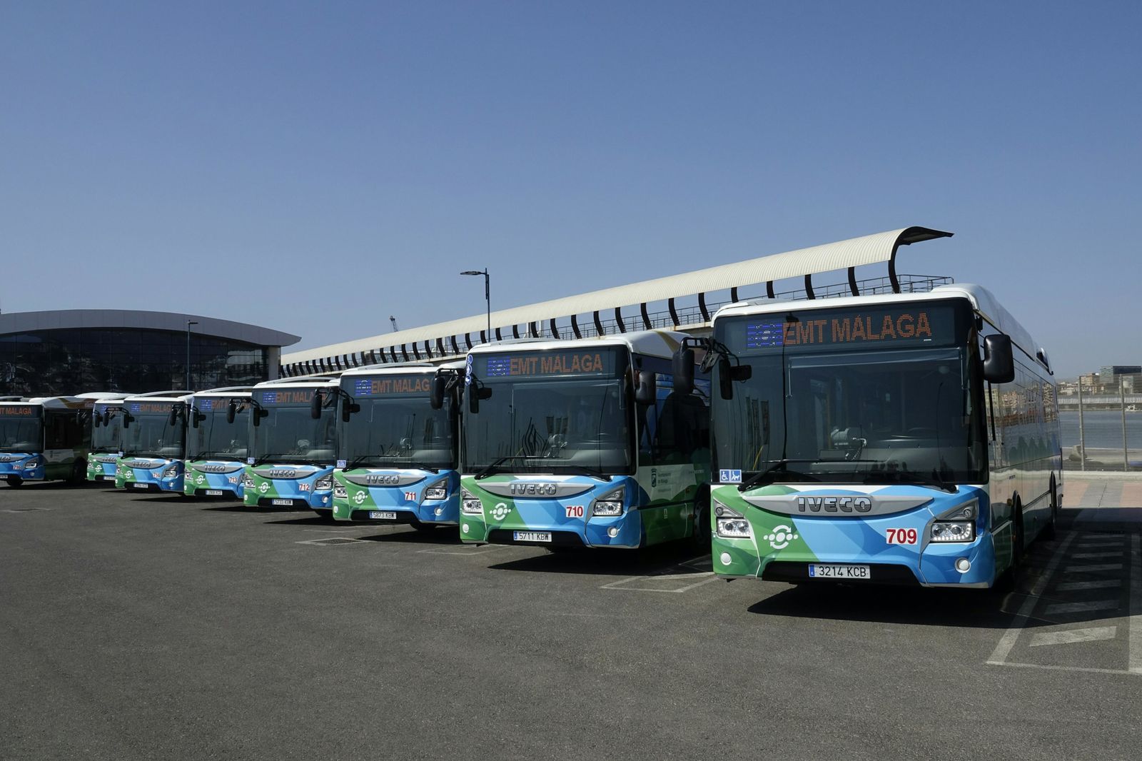 Autobuses de la EMT.