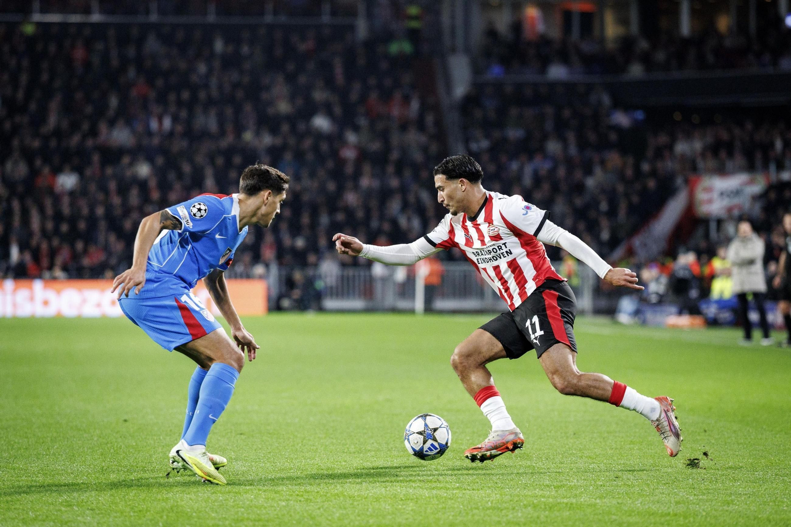 Las imágenes del PSV Eindhoven-Atlético de Madrid