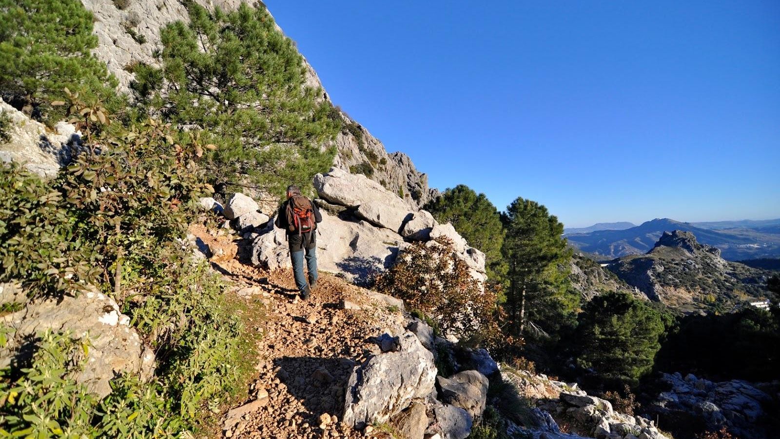 Pico del Reloj, en la Sierra de Grazalema, Cádiz.
