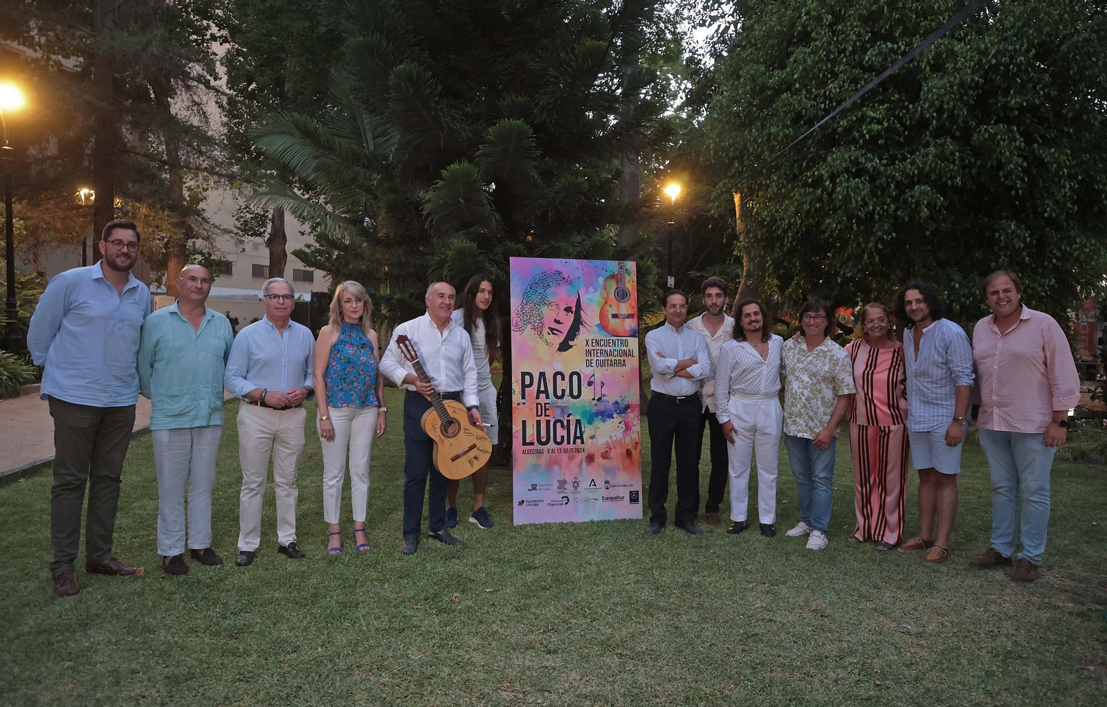 Fotos del concierto del sexteto flamenco en el Encuentro de Guitarra Paco de Lucía