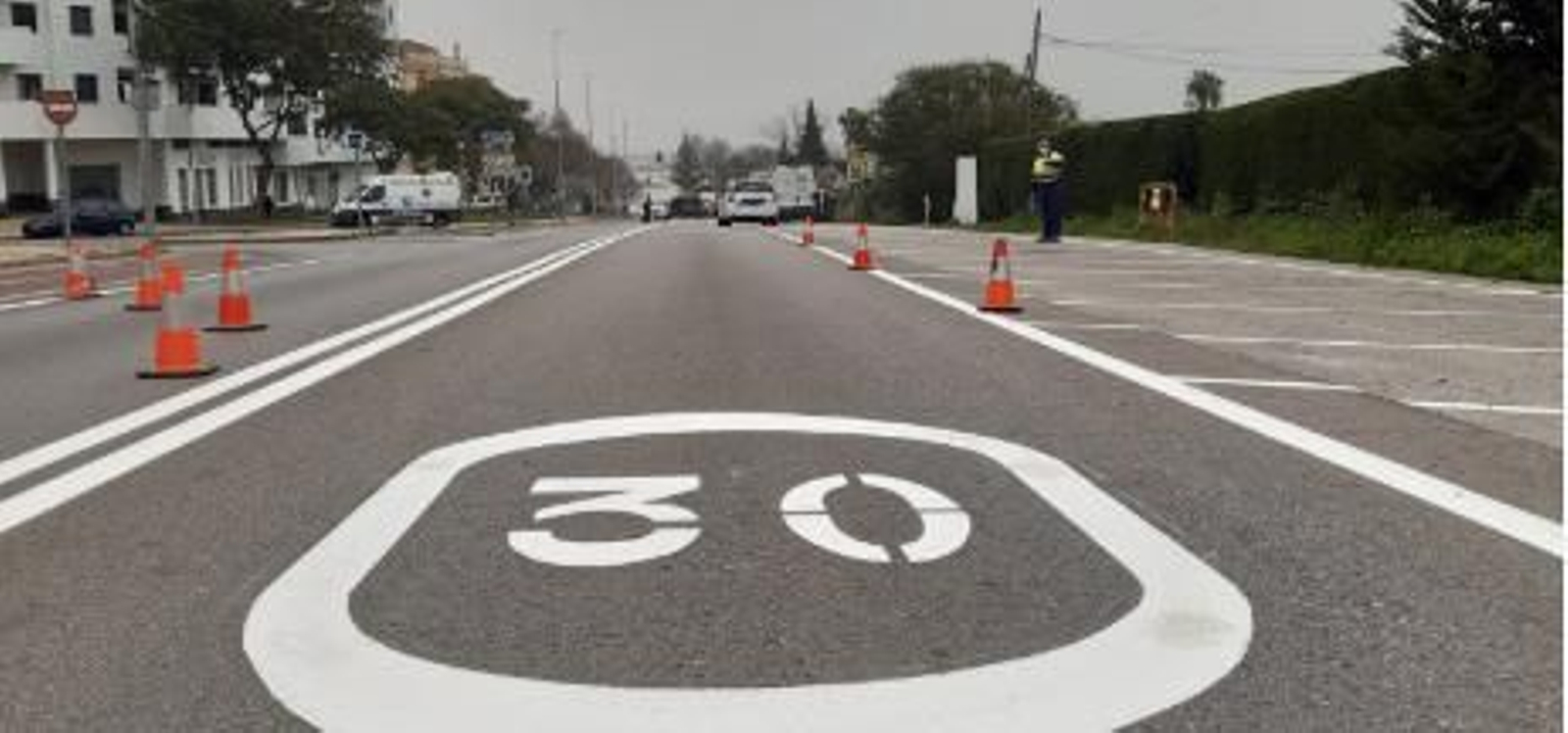 Zona donde se produjo el siniestro en El Puerto.