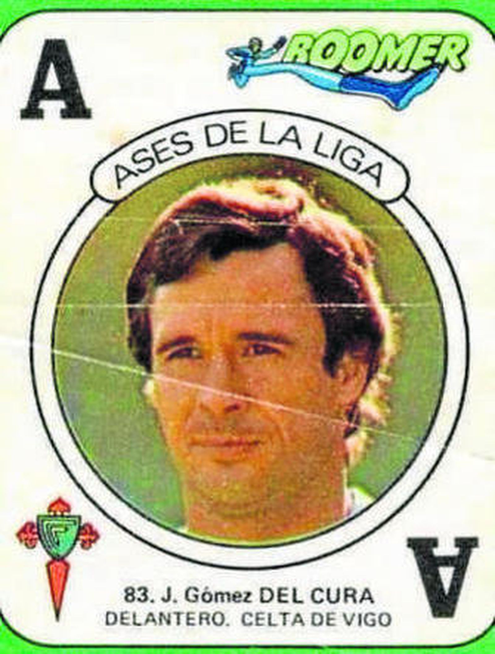 Estampa de un chicle de Del Cura.