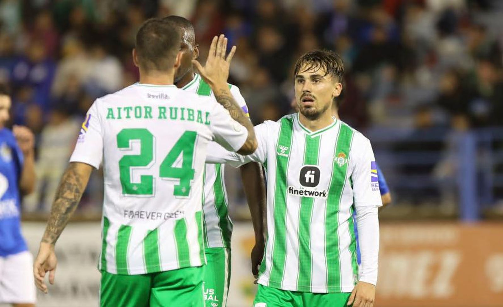 Aitor Ruibal, de espaldas.