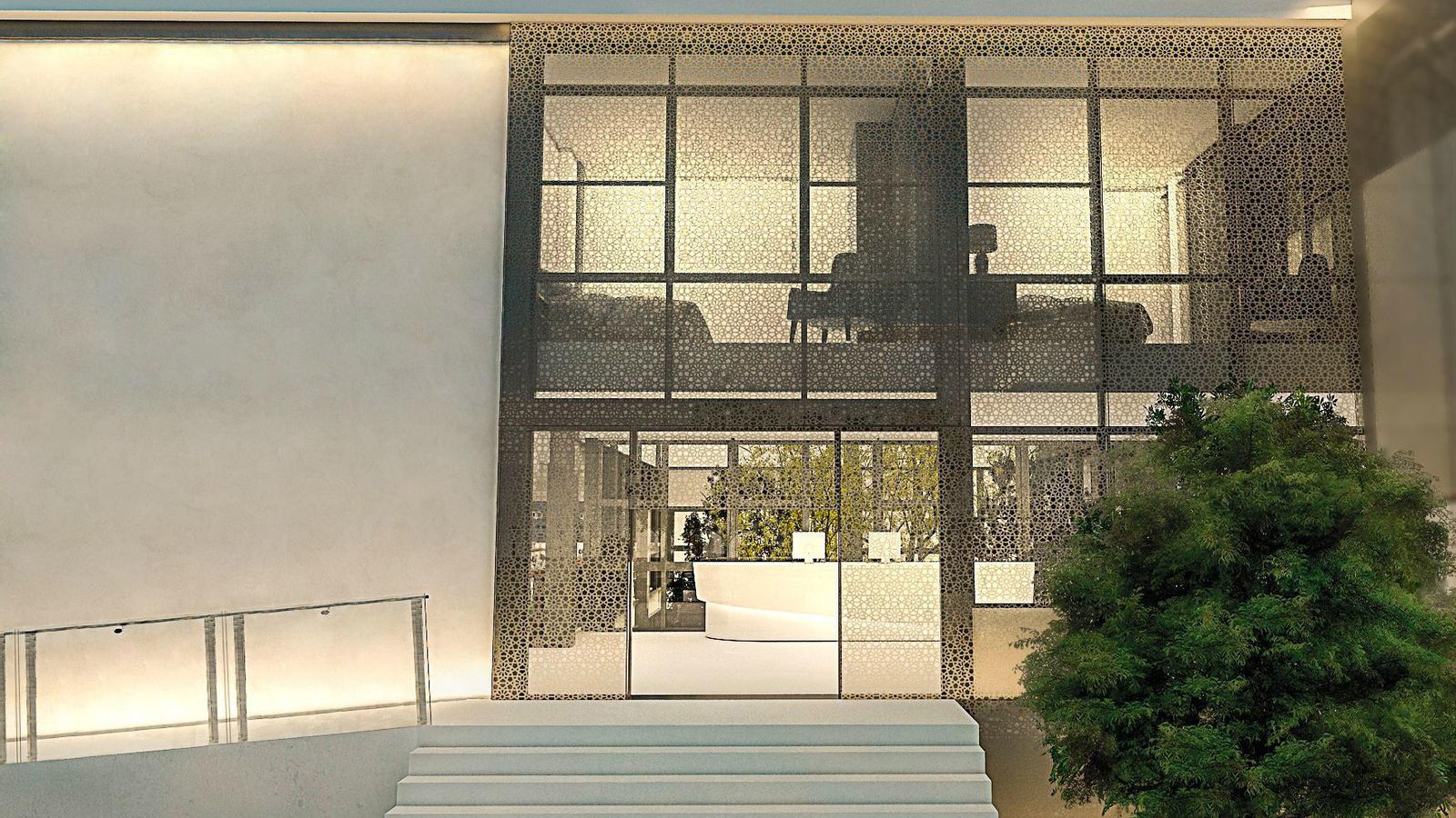 Otra perspectiva del futuro estado del edificio