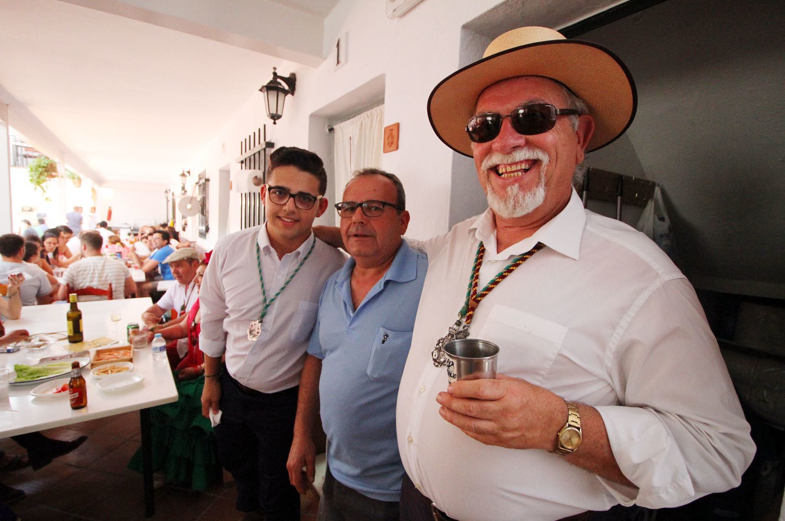 Ambiente en la aldea del Rocío.