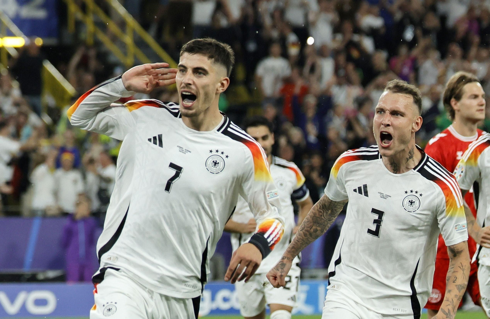 Las mejores fotos del Alemania - Dinamarca