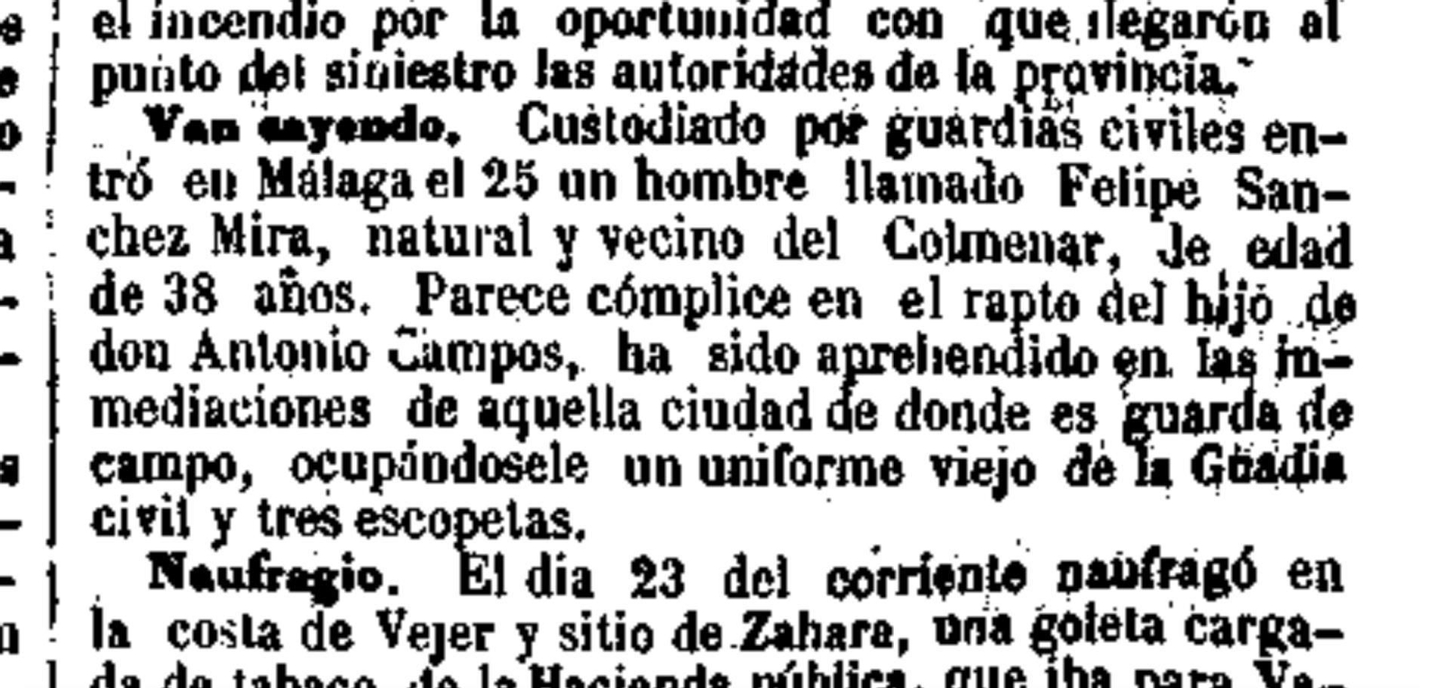 Resumen de noticias publicado en el periodico "La España" el 1º de agosto de 1857.