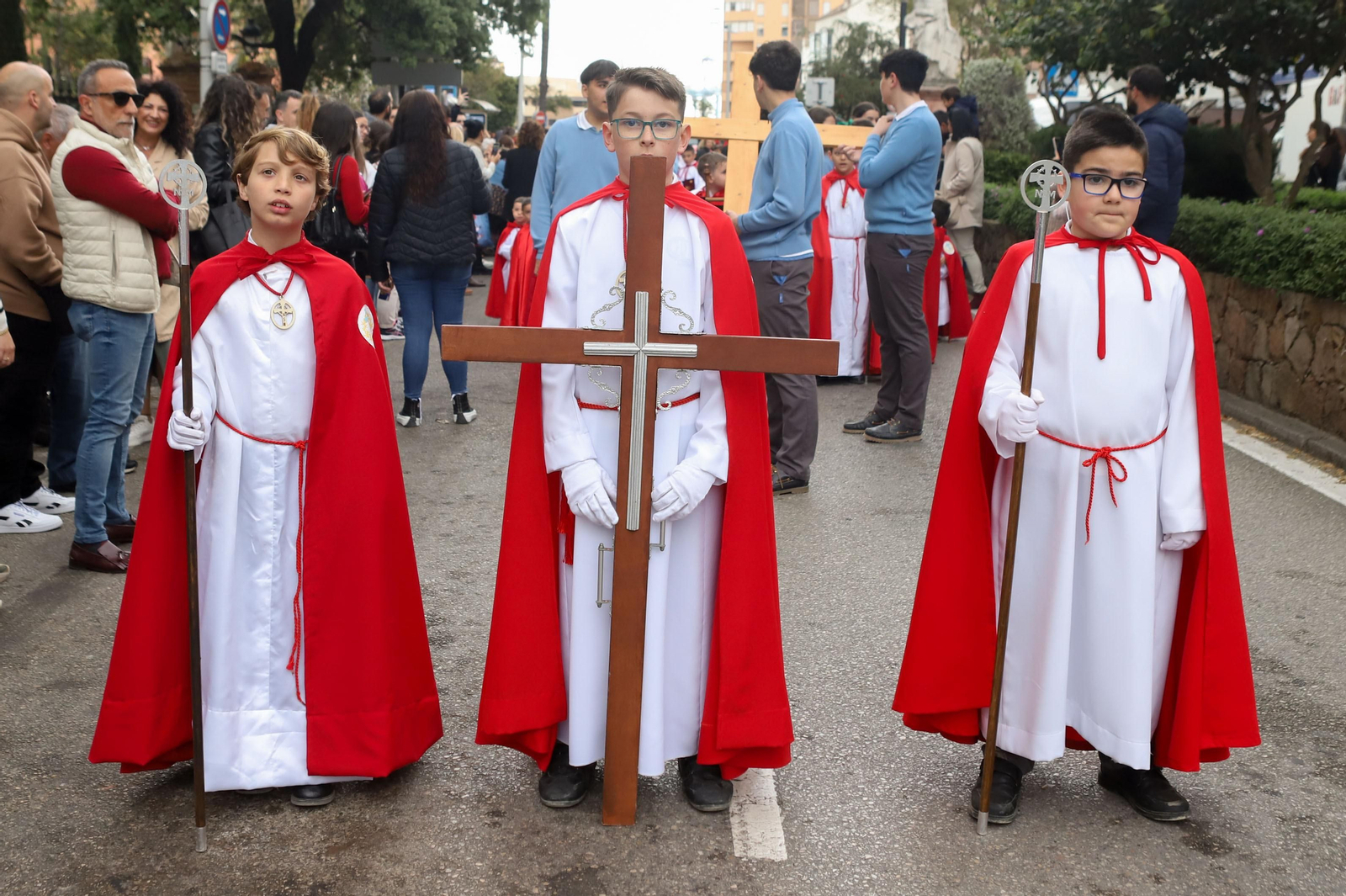 Fotos de la procesión infantil del colegio Nuestra Señora de los Milagros de Algeciras