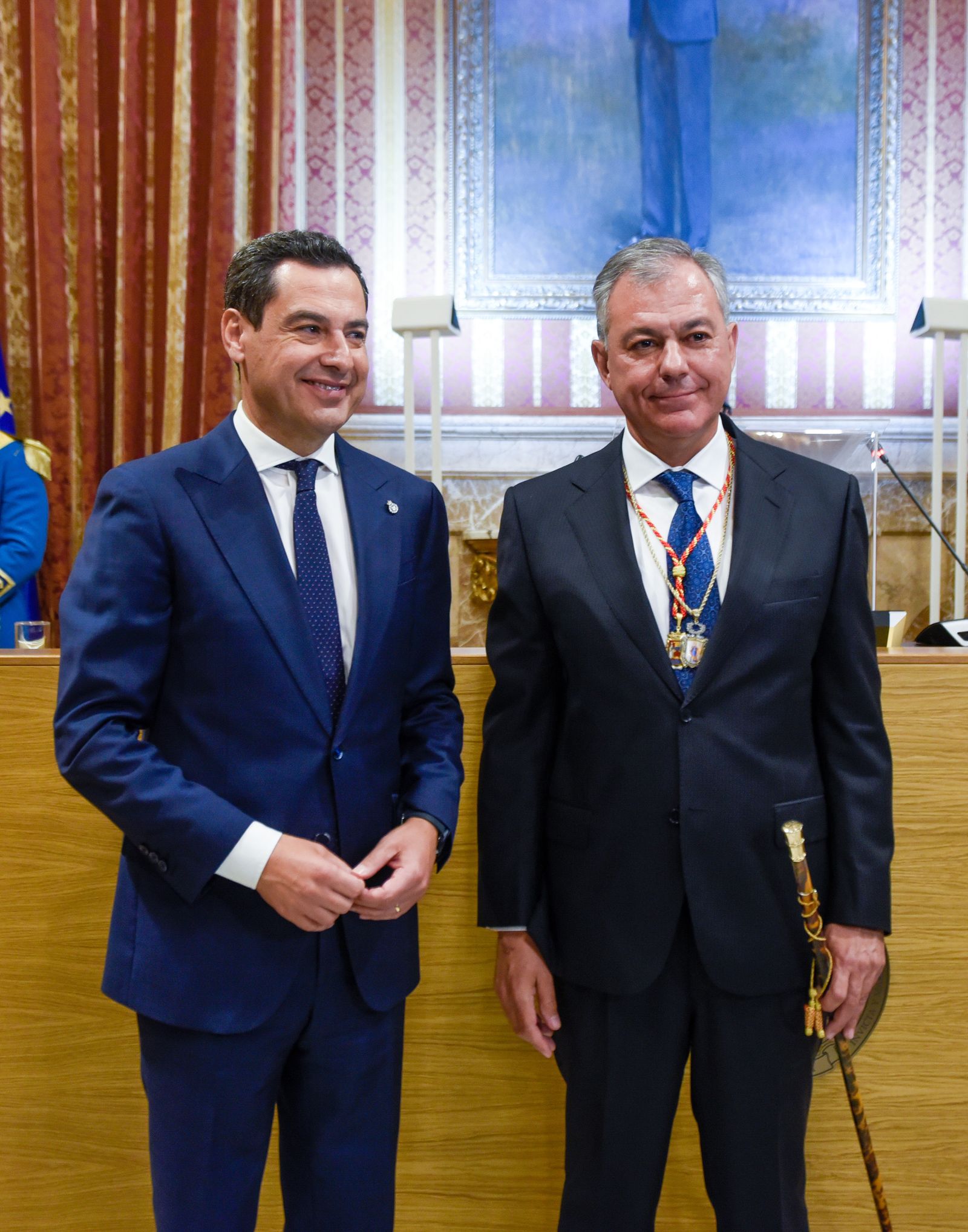 La investidura de José Luis Sanz como alcalde de Sevilla, en imágenes