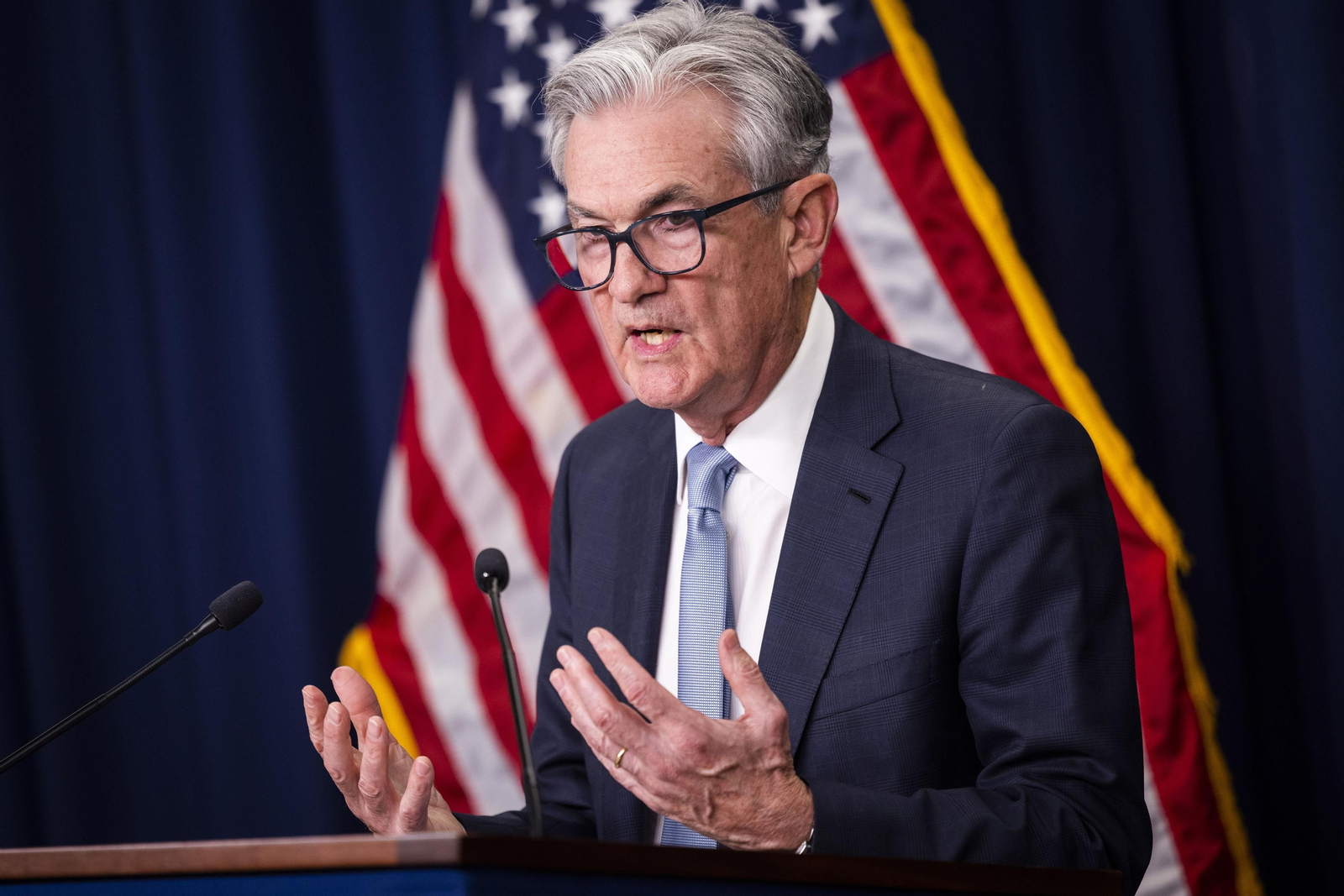 El presidente de la Fed, Jerome Powell, en Washington.