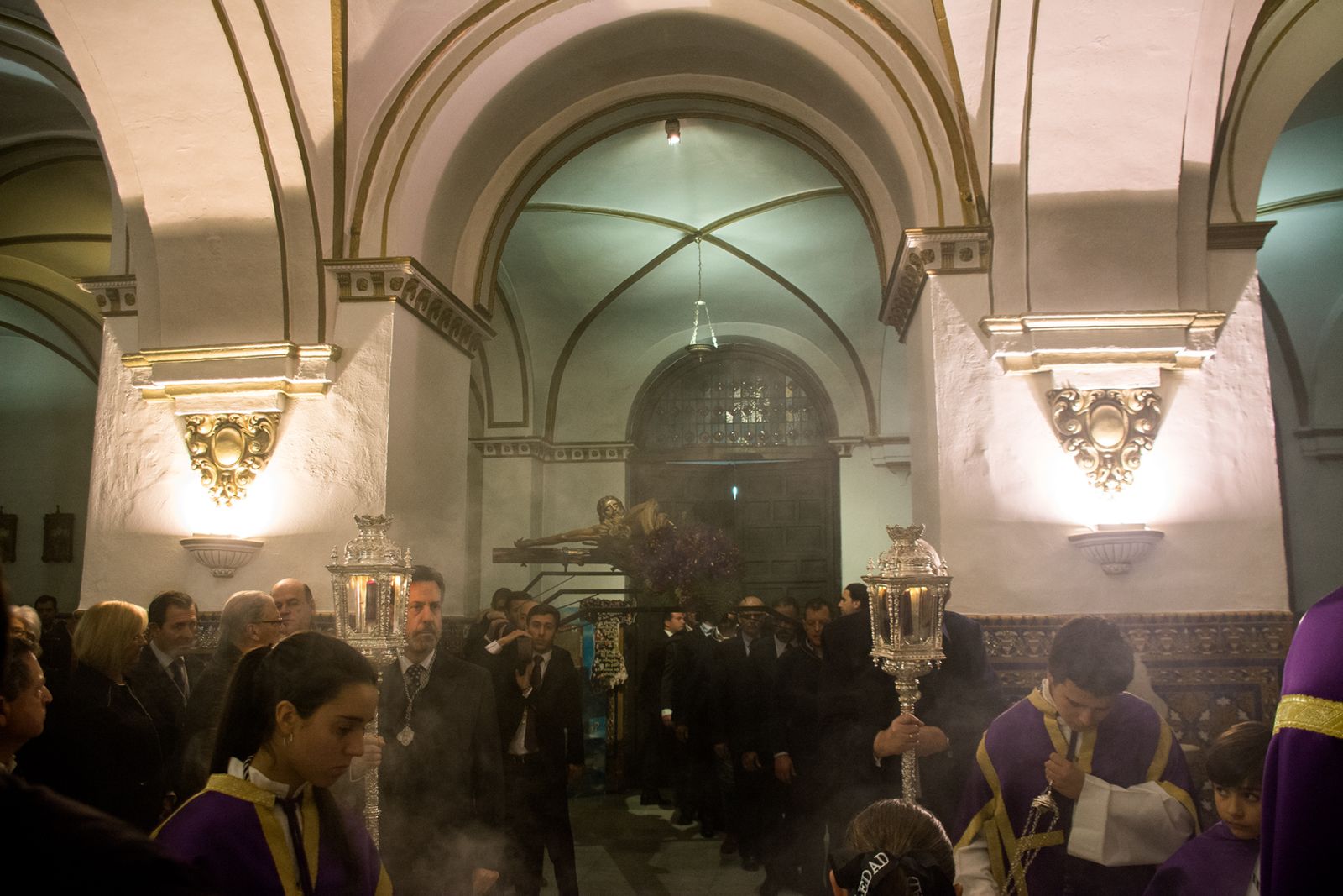 Vía crucis de la Hermandad de la Soledad de San Lorenzo
