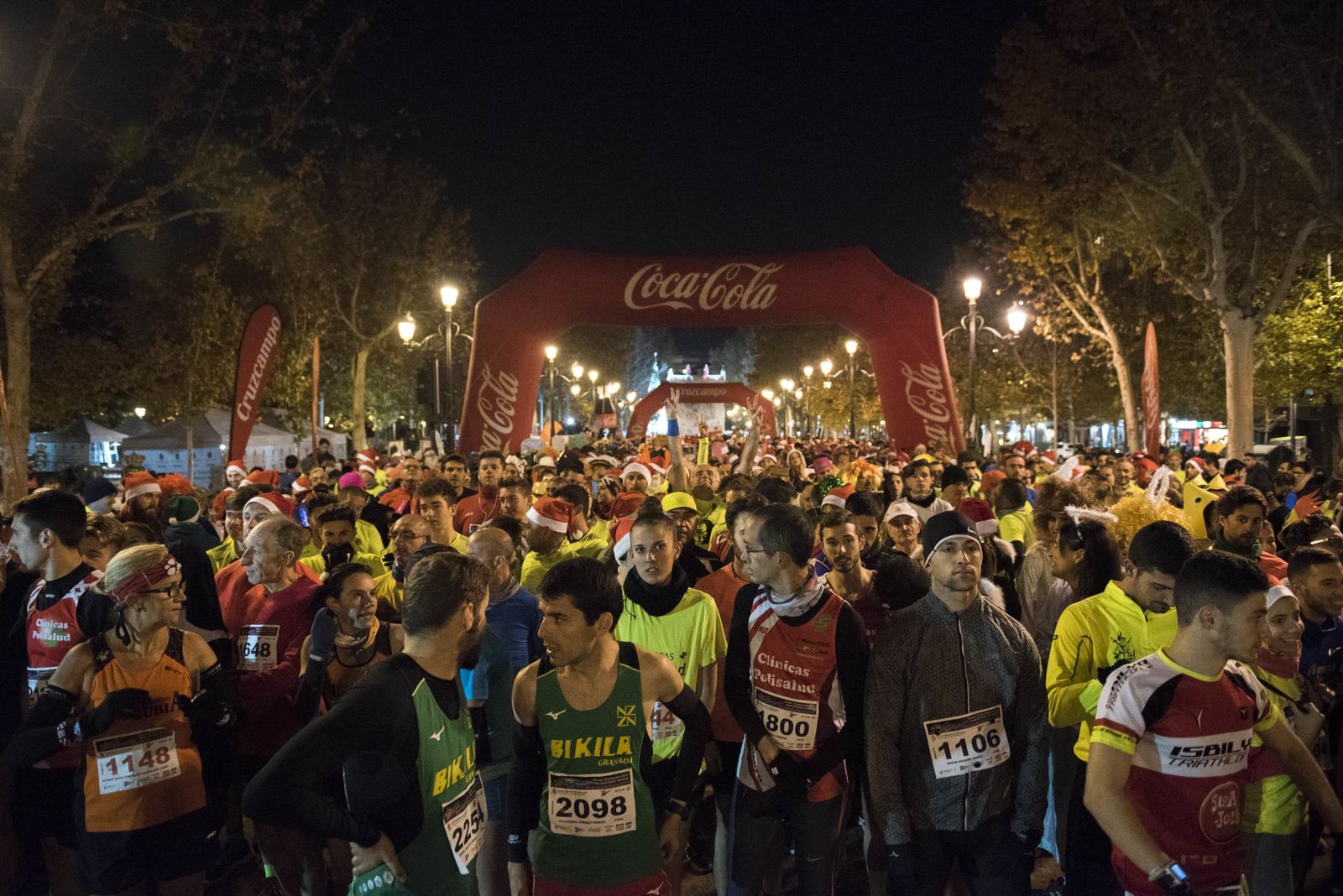 La carrera nocturna de Navidad, en imágenes
