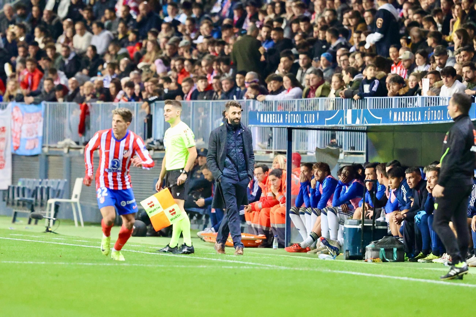 El Marbella-Atlético de Madrid, en fotos