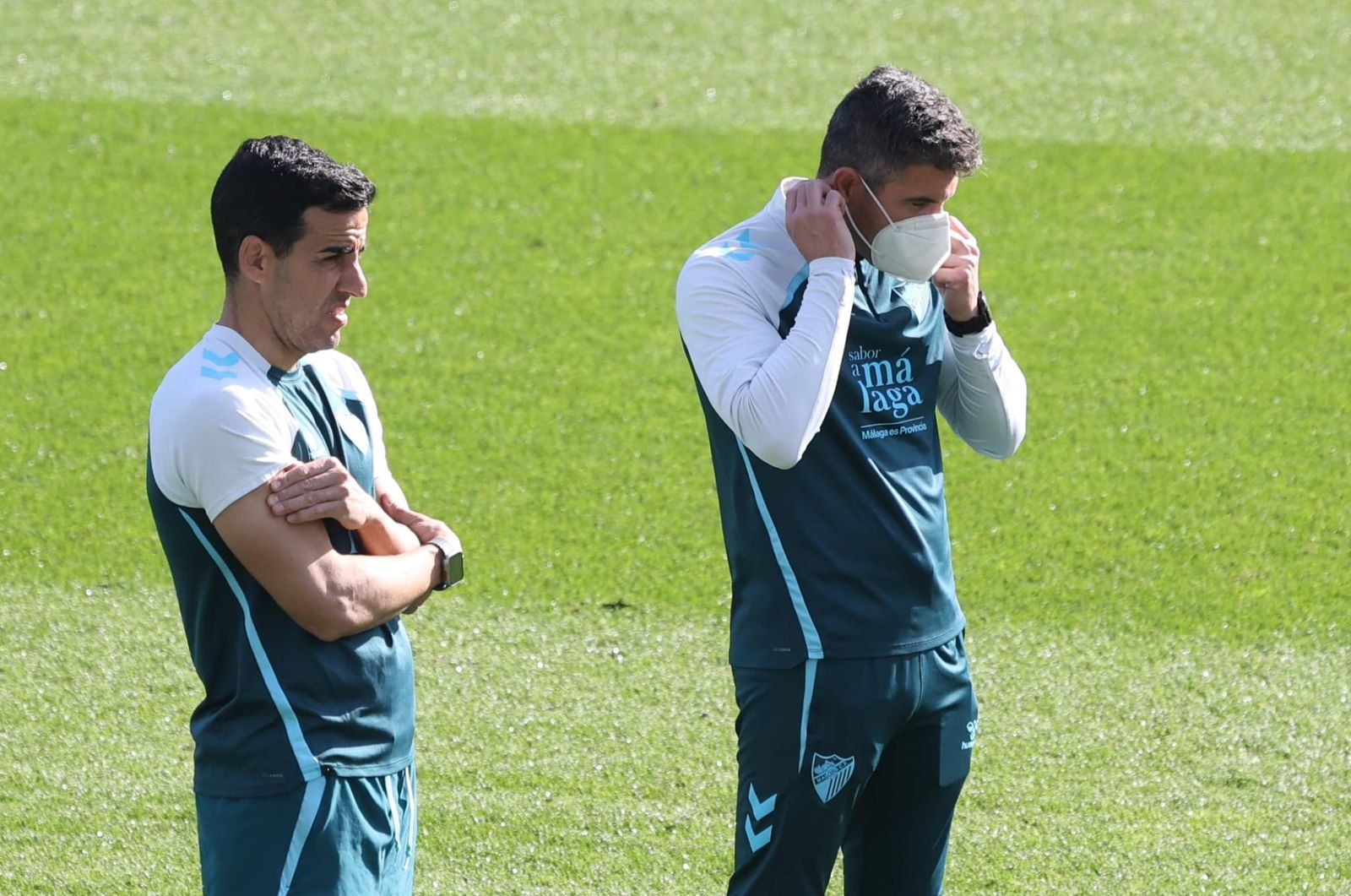 Funes, con fiebre y mascarilla pero al pie del cañón