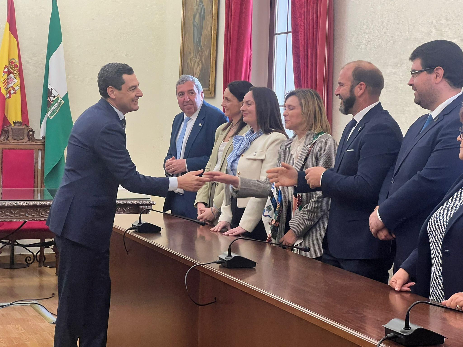 Juanma Moreno, en Priego de Córdoba