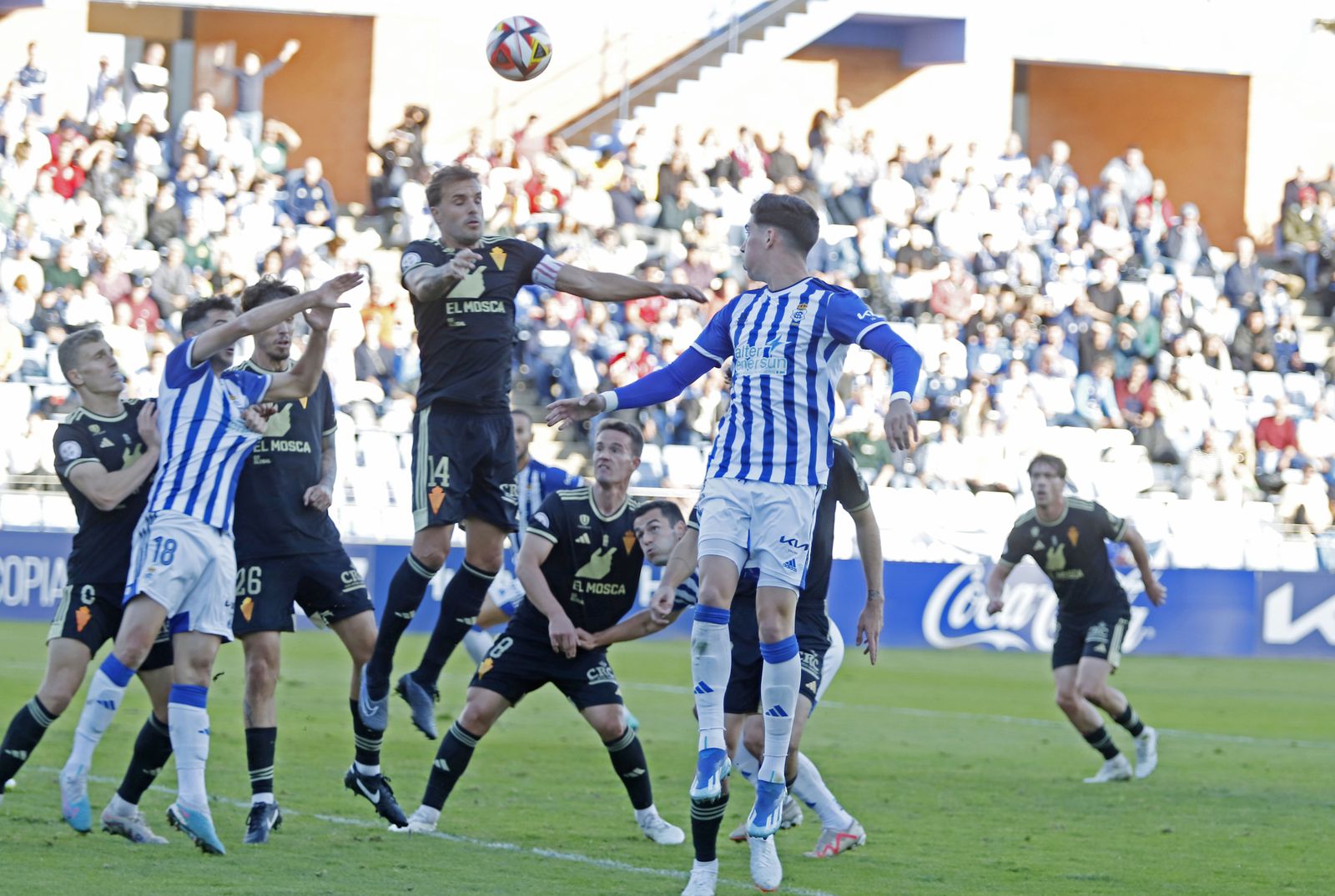 Imágenes del encuentro entre el Recreativo de Huelva y el Real Murcia
