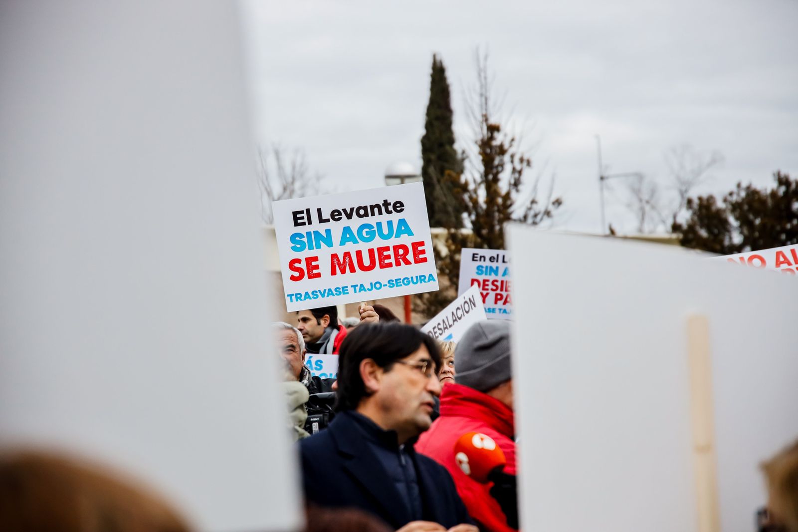 Reivindicación en el Palacio de La Moncloa en enero.