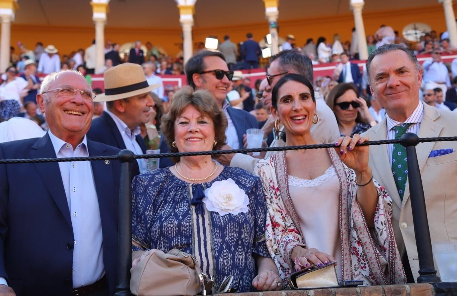 Rafael Vargas Pérez, Mª Carmen Cardoso, Anabel Robles y Rafael Vargas