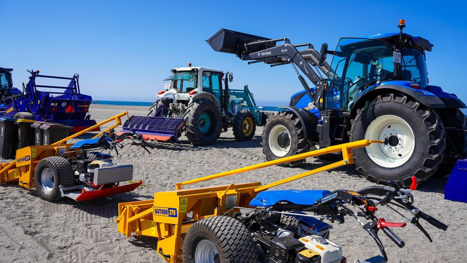 La nueva maquinaria para las playas