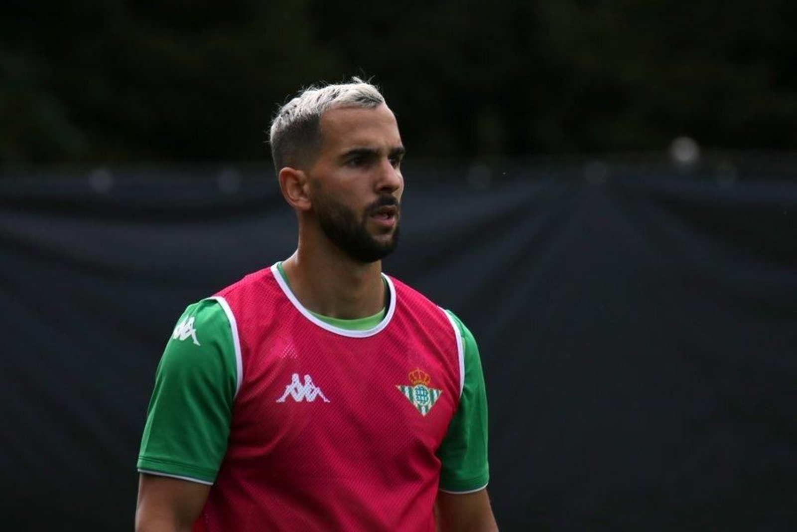 Montoya, en un entrenamiento.