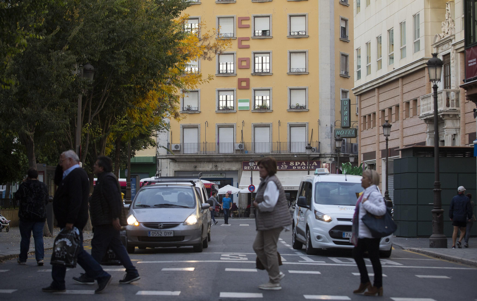 La plaza del Duque, donde ocurrieron los hechos.