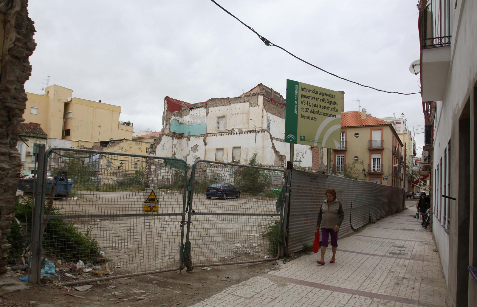 Imagen de archivo de una parcela en la calle Gigantes.
