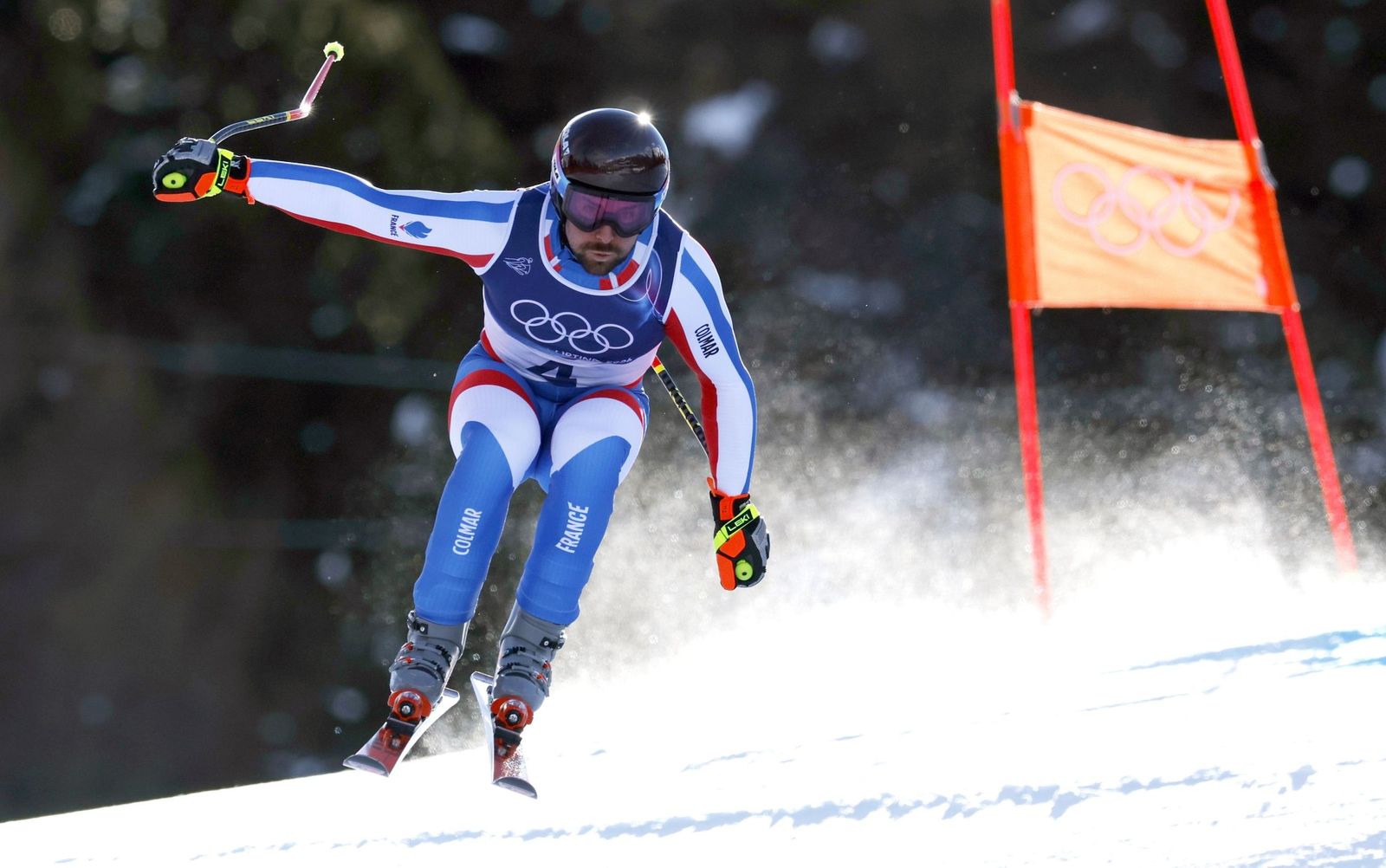 Las espectaculares fotos del descenso masculino en los Juegos Olímpicos de invierno