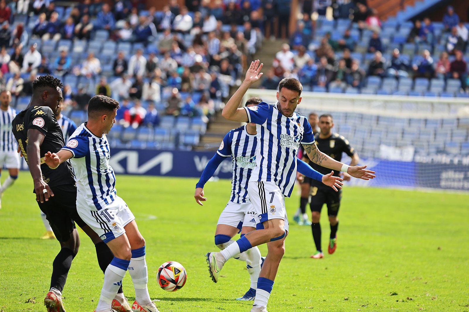 Imágenes del encuentro entre el Recreativo de Huelva y la AD Ceuta FC