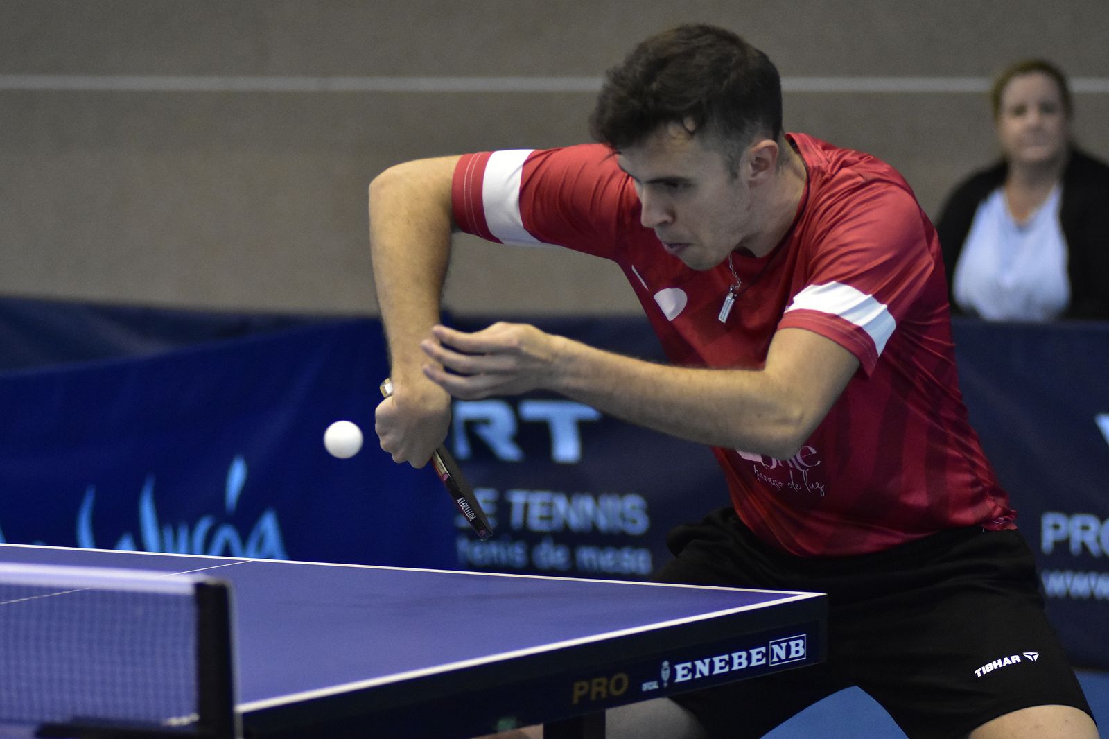 Antonio Chaves, campeón absoluto de las XII Horas de tenis de mesa de Ayamonte.