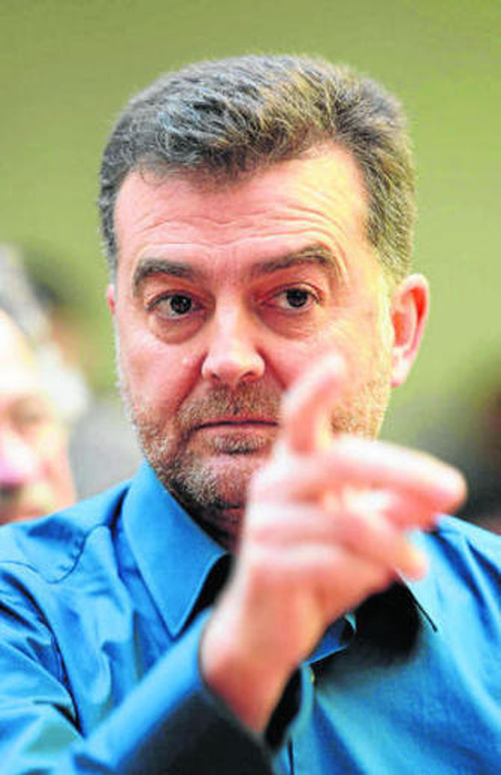 Antonio Maíllo, ayer durante un acto en Sevilla.