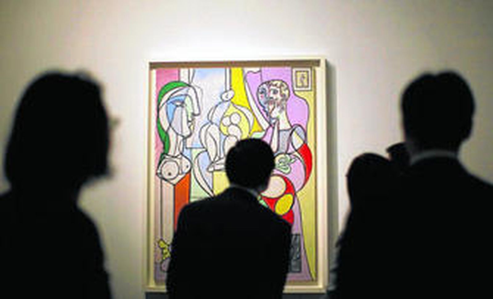 'El escultor', una de las obras de Picasso incluidas en la exposición inaugurada el pasado lunes en Shanghai.