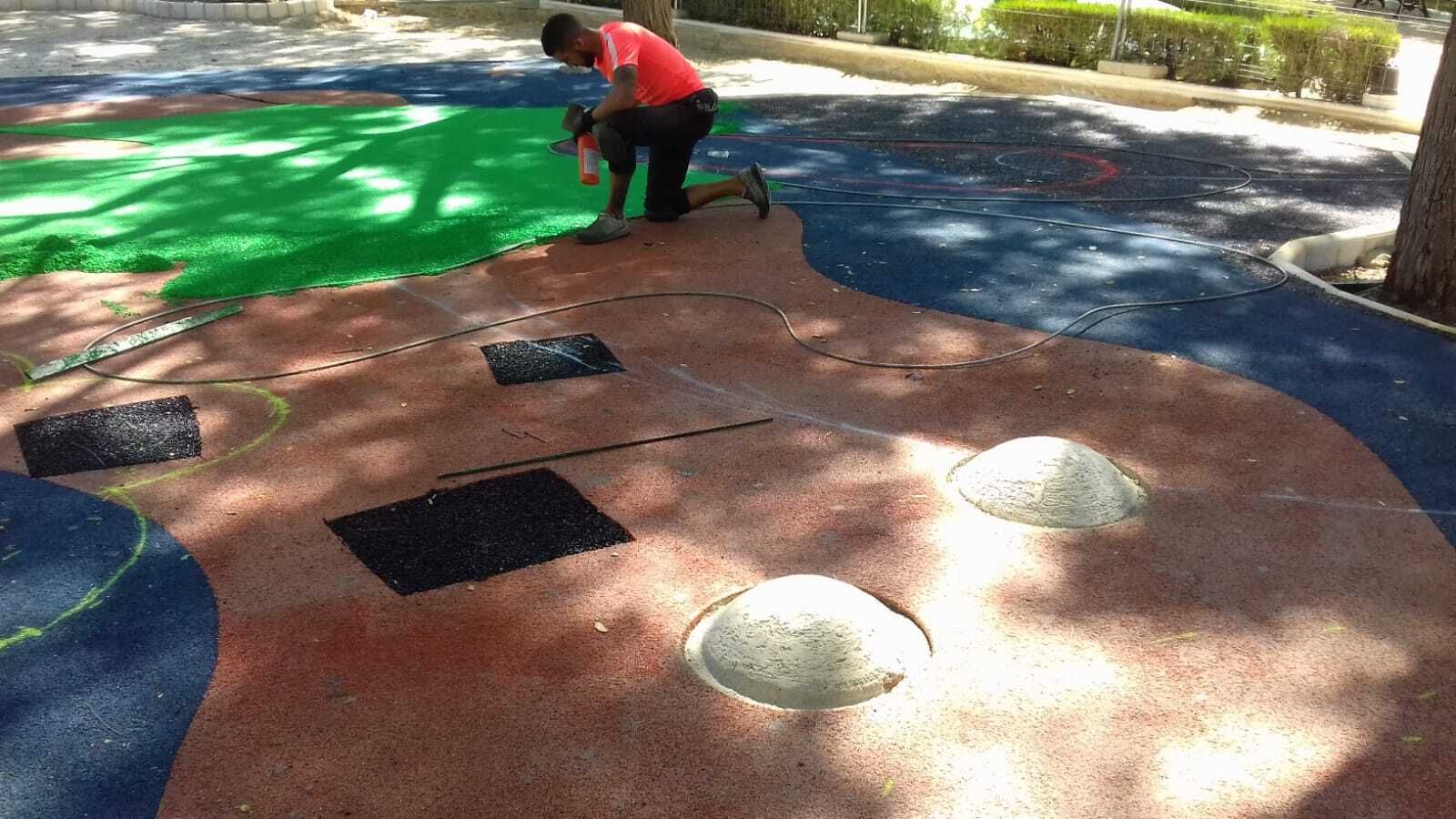 Un parque de Osuna en el que también se actuará con el Plan Supera VII de la Diputación.