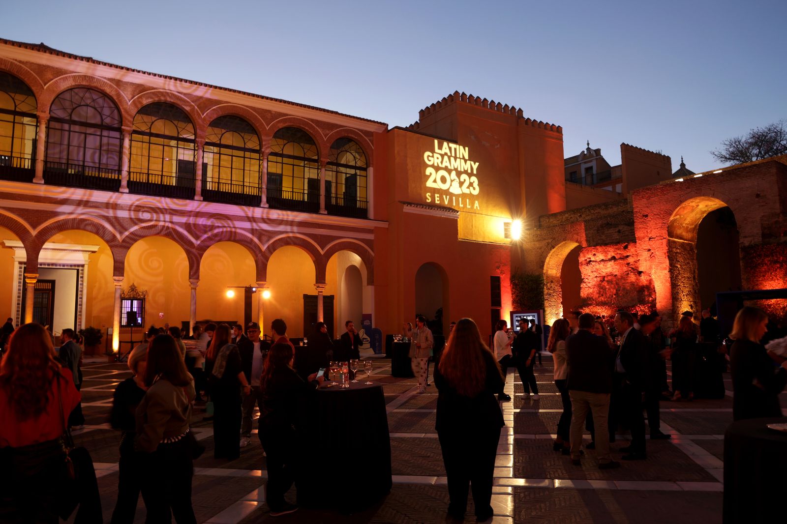 Recepción en el Alcázar de Sevilla a los nominados a los Grammy Latinos