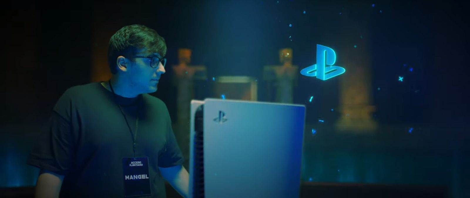 Mangel en un momento del corto de PlayStation 5