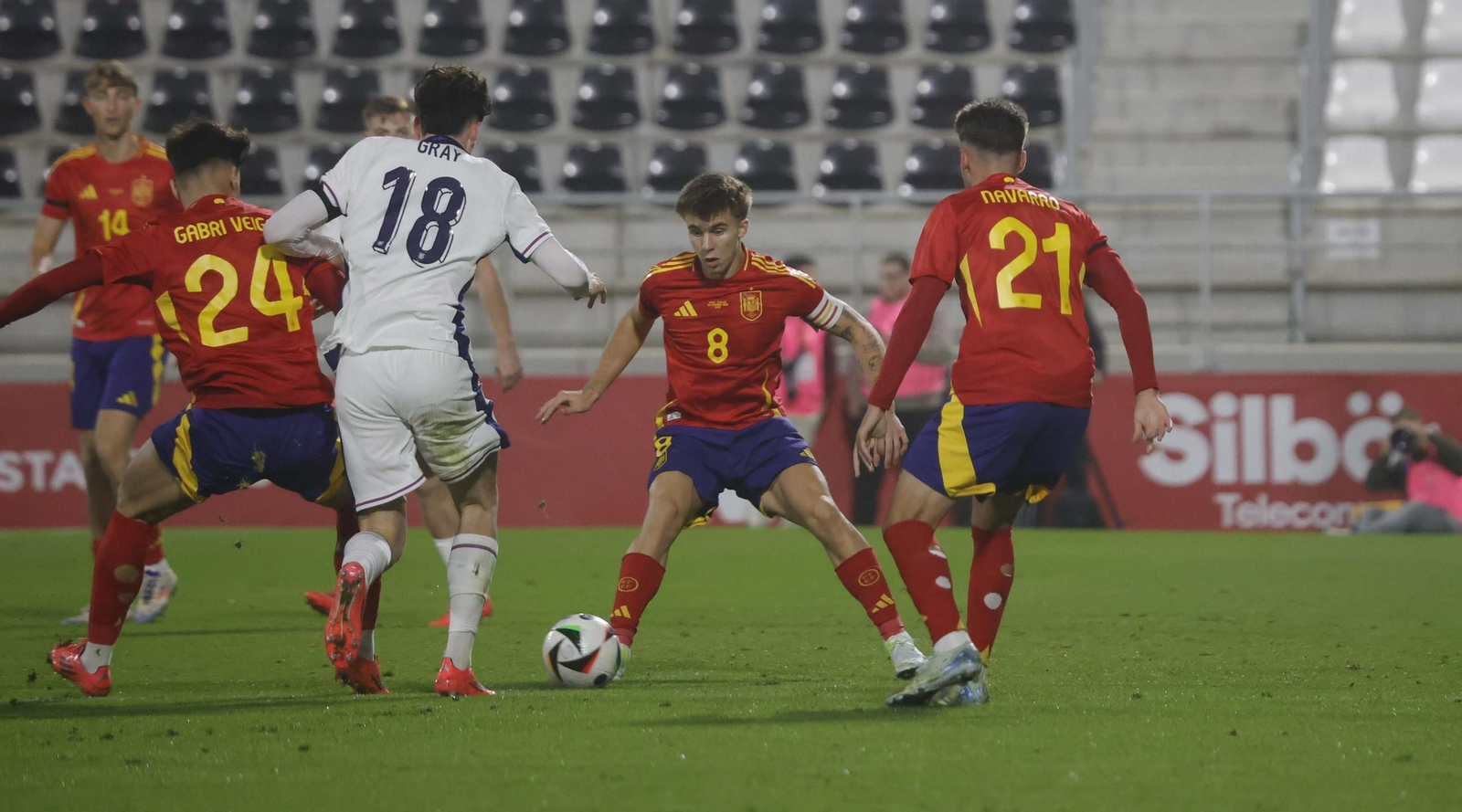 Las fotos del partido España-Inglaterra sub-21 de la inauguración del Ciudad de La Línea