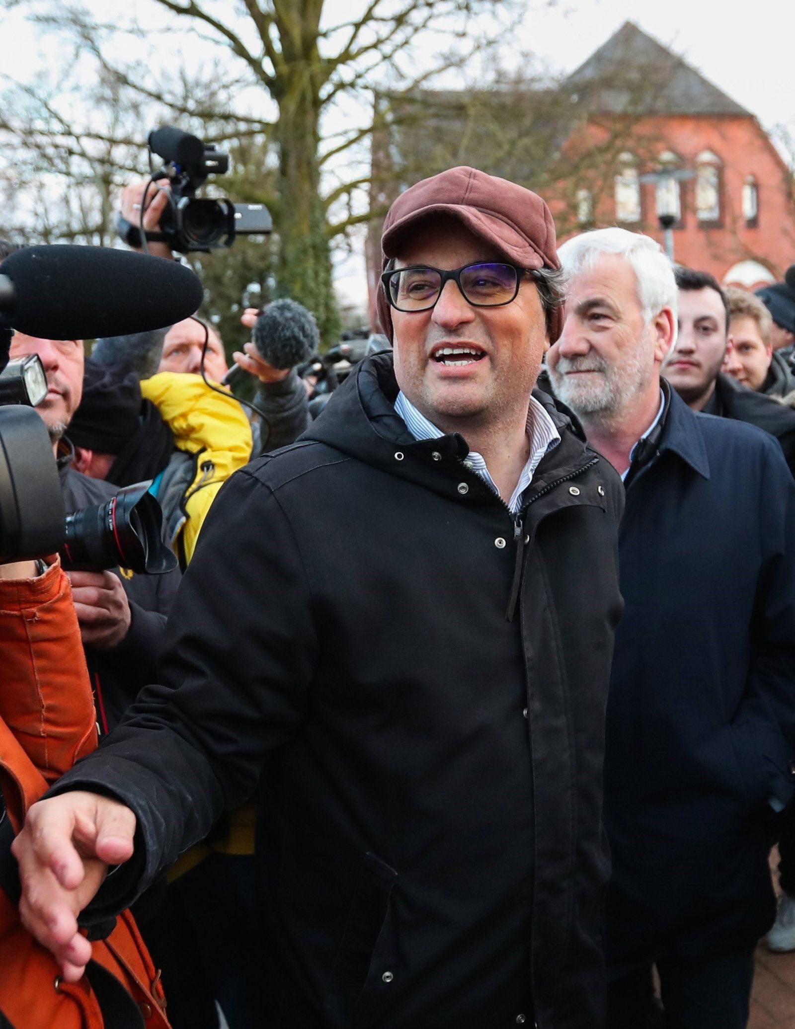 Quim Torra, llegando a la cárcel de Neumünster para visitar a Carles Puigdemont el pasado 26 de marzo.