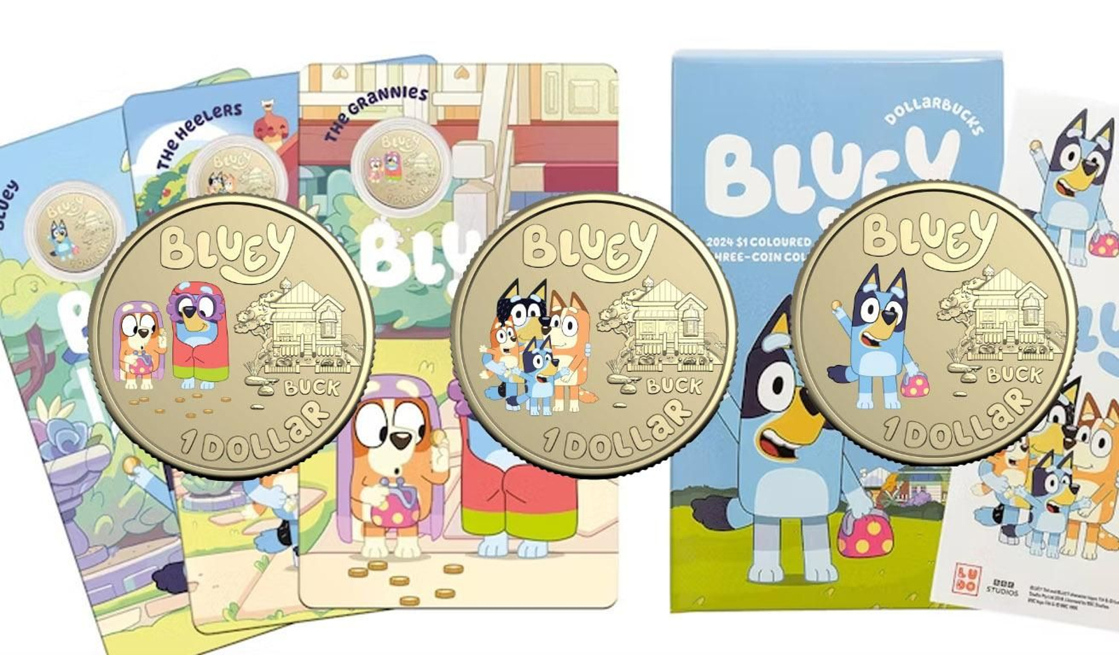 Australia lanza una colección de monedas conmemorativas sobre la serie animada 'Bluey'