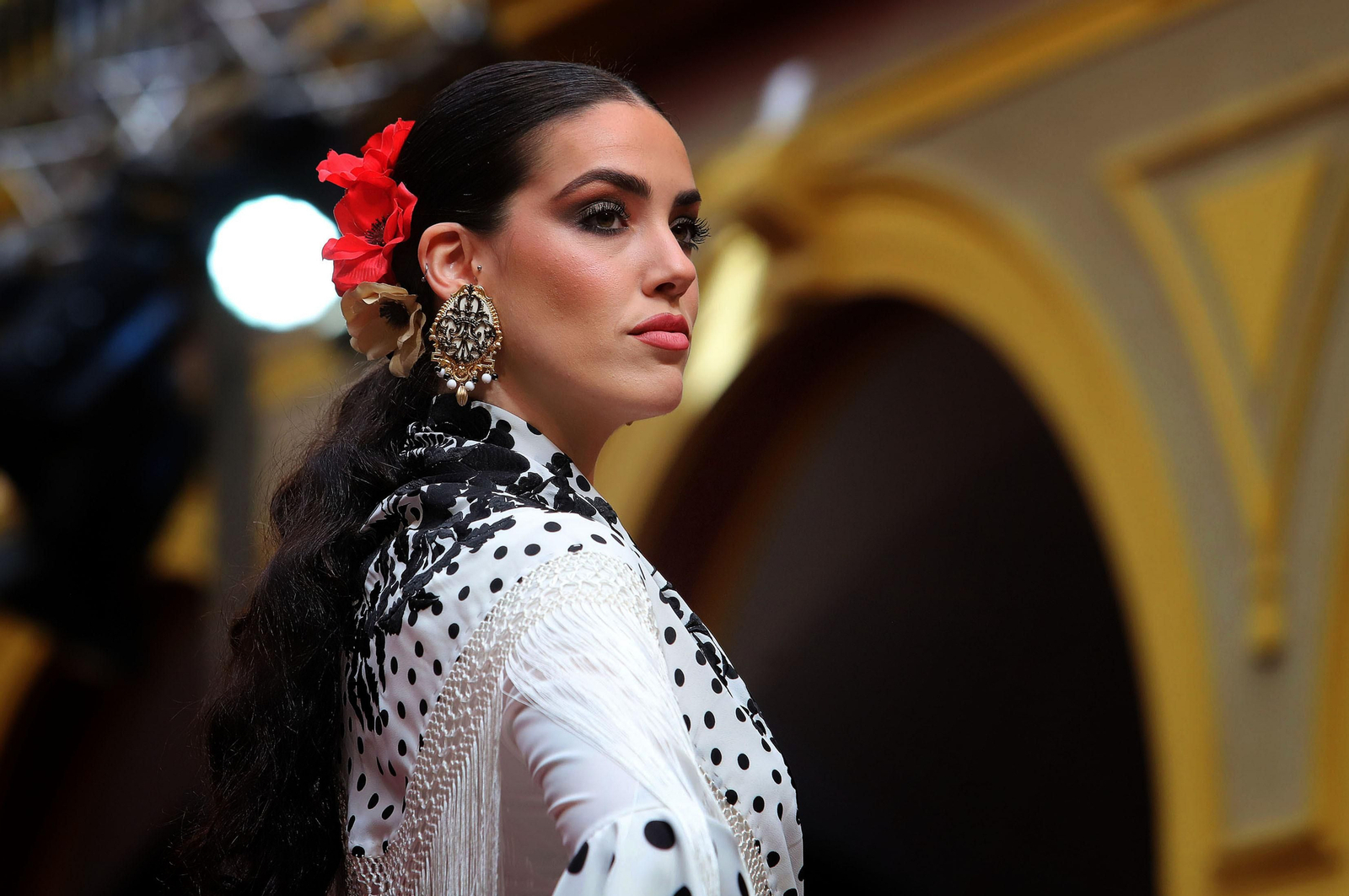 Huelva Flamenca 2023. Imágenes del desfile benéfico de El Ajolí a favor de Cruz Roja Española