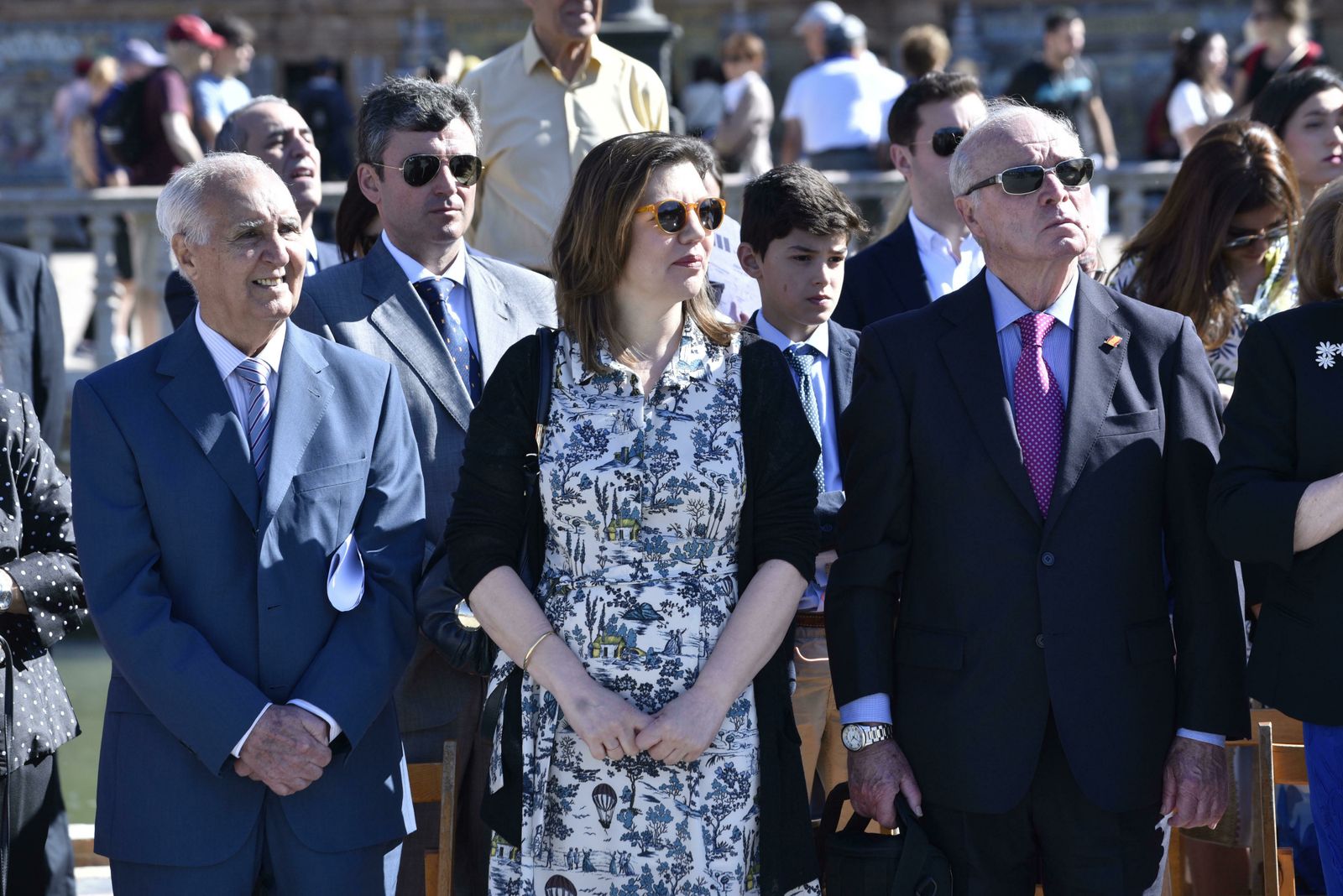 Las imágenes de la jura de bandera la Plaza de España