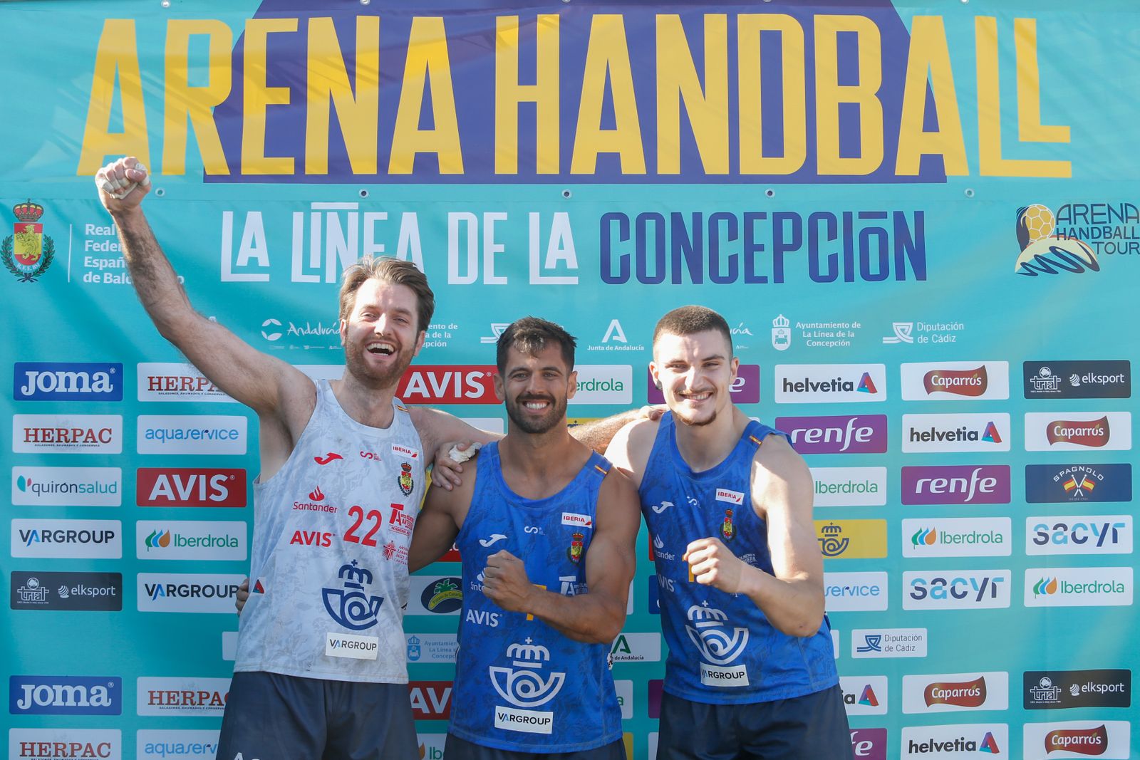 Las fotos del Torneo Internacional  de España de balonmano playa de La Línea