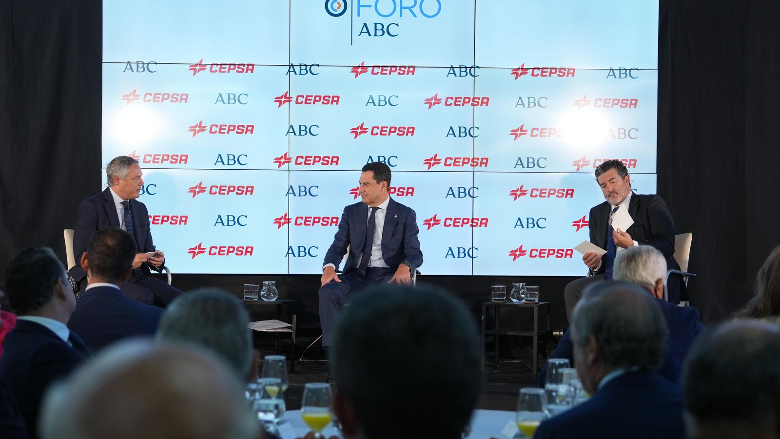 El presidente de la Junta, Juanma Moreno, este martes.