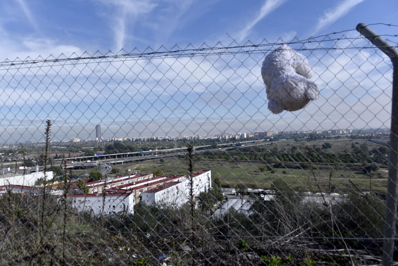 La barriada de El Monumento, en imágenes