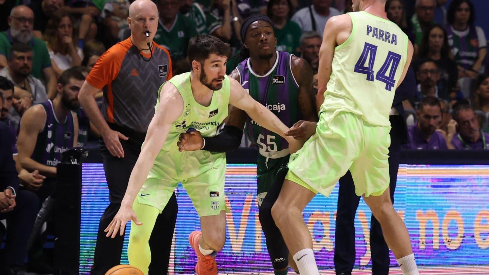 Las fotos del Unicaja-Barcelona, primer partido del play off de la Liga Endesa