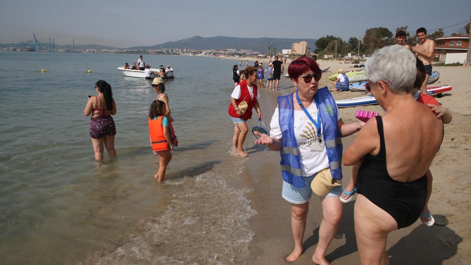 Actividades en la playa de Palmones