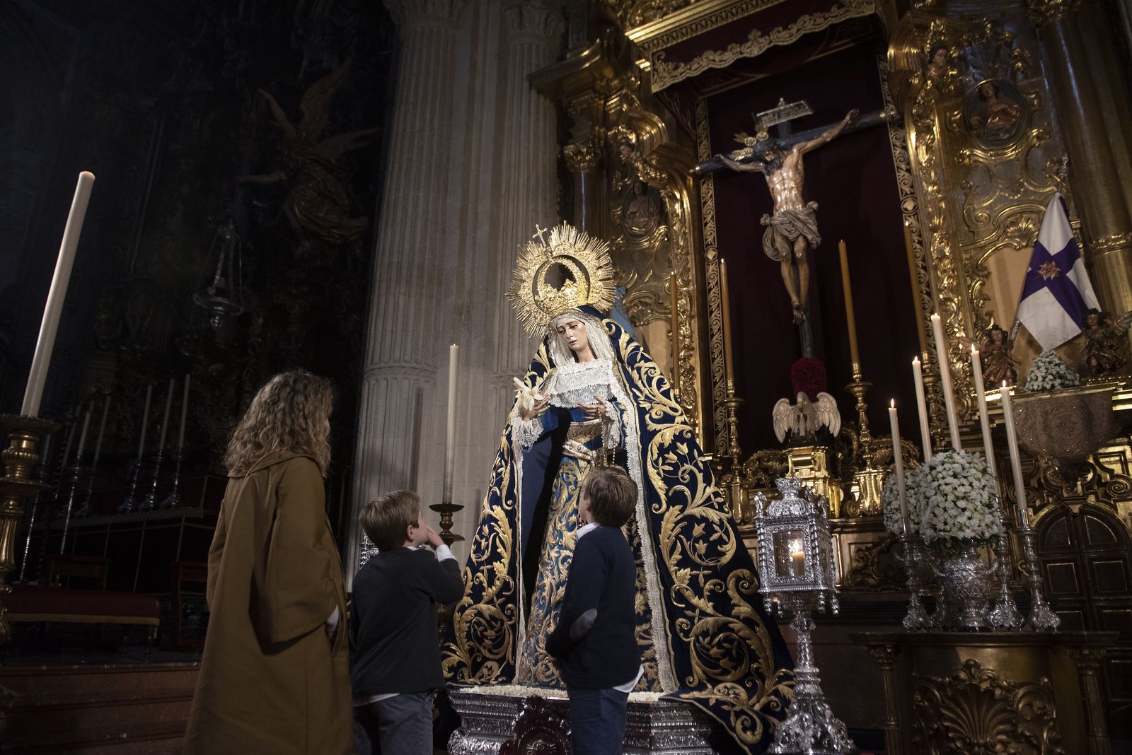 Imágenes del besamanos a Nuestra Señora del Socorro